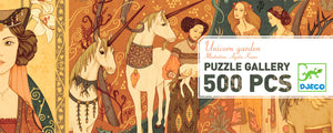 Djeco 500 Piece Gallery Jigsaw Puzzle - Unicorn Garden