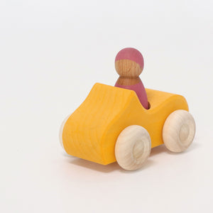 Grimm's Small convertible car - Yellow