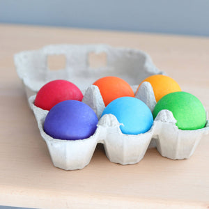 Grimm's Bright Rainbow Balls in Egg Box