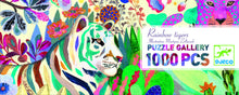Load image into Gallery viewer, Djeco 1000 Piece Gallery Puzzle - Rainbow Tigers

