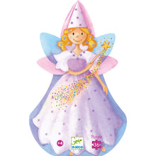 Load image into Gallery viewer, Djeco 36 Piece Silhouette Puzzle - - The fairy and the Unicorn
